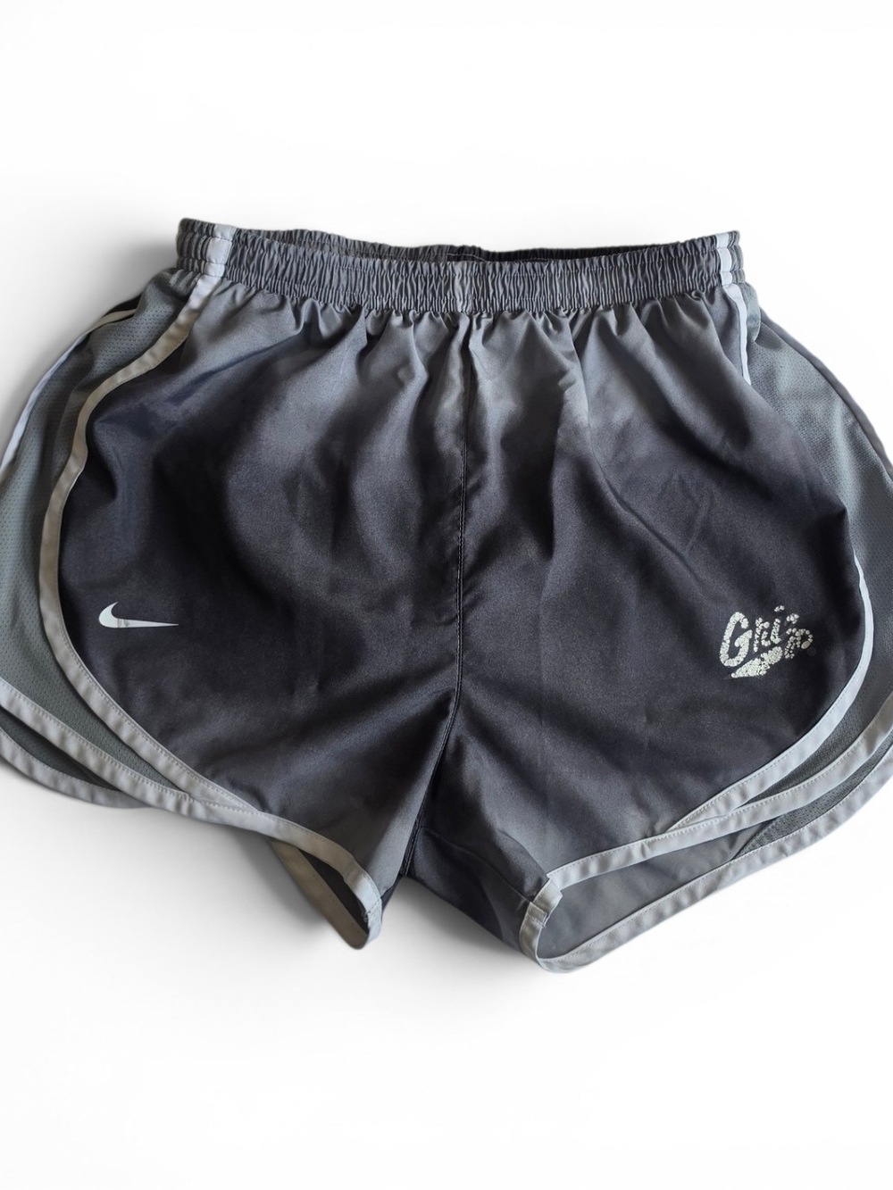 Nike Dri-FIT Women’s Tie-Dye Gray Athletic Shorts Running Training